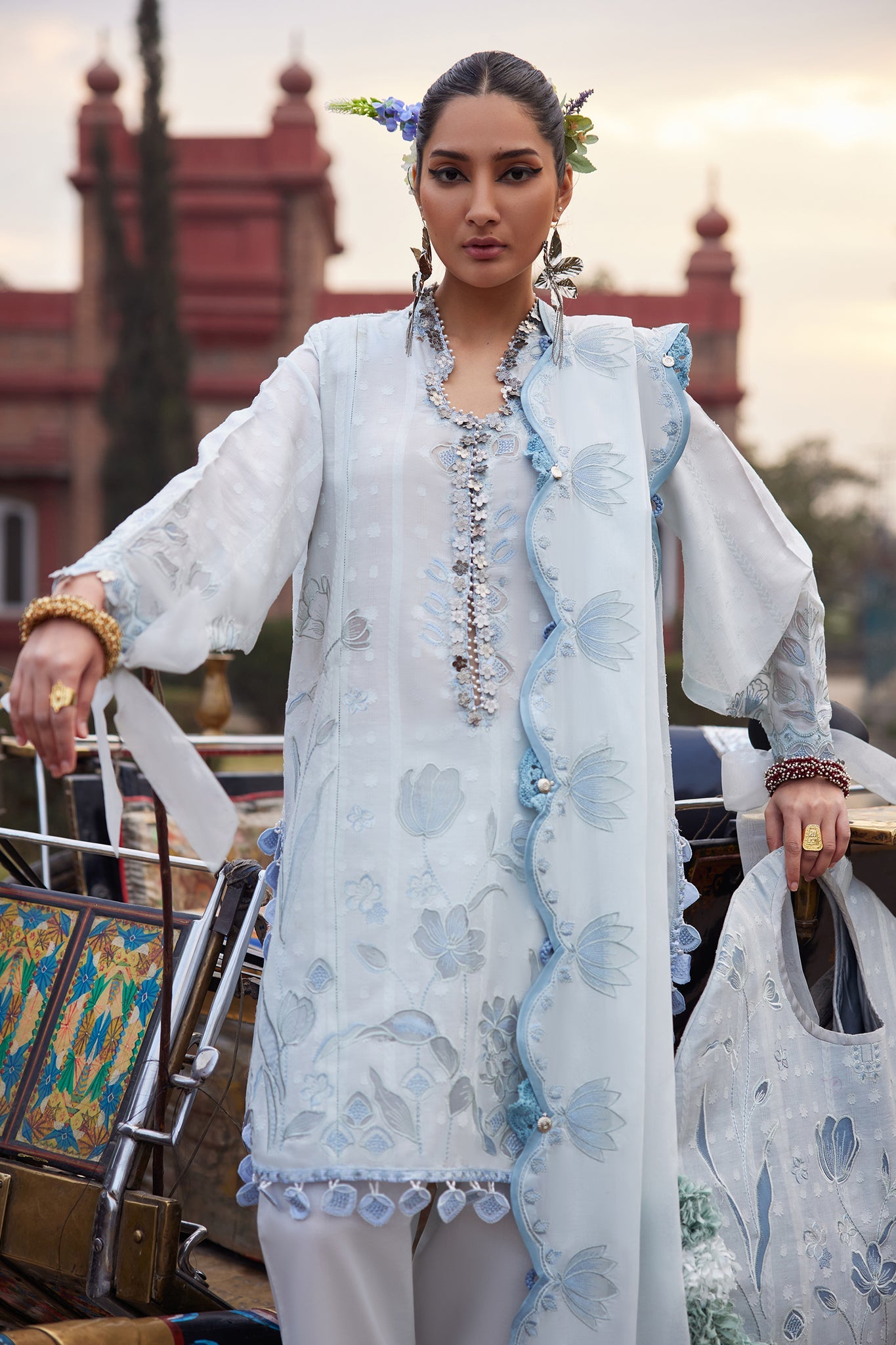 Elan Unstitched 3 Piece Luxury Lawn Collection'2025-05-B-Celestine