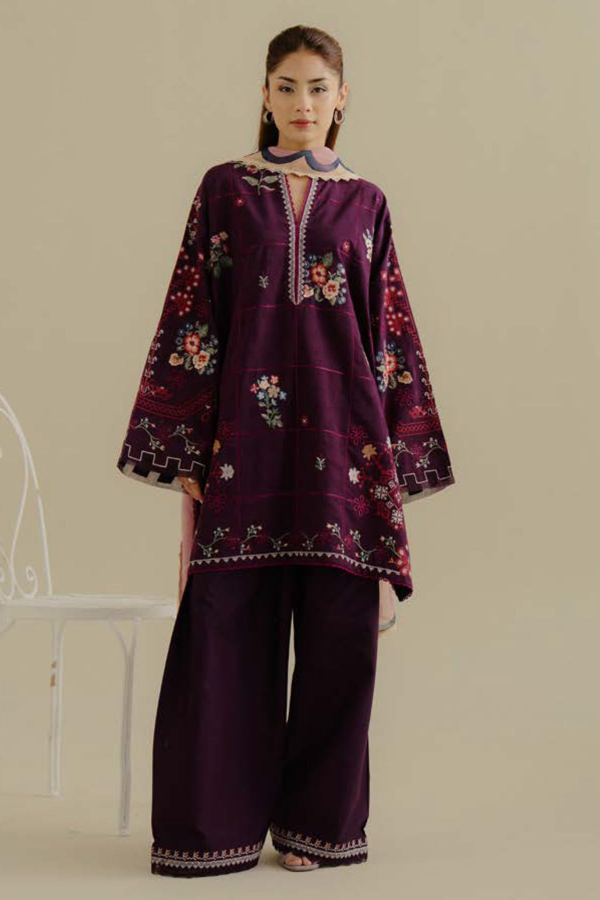 COCO By Zara Shah Jahan Unstitched 3 Piece Lawn Drop 2 Collection'2025-05-B-Sufa
