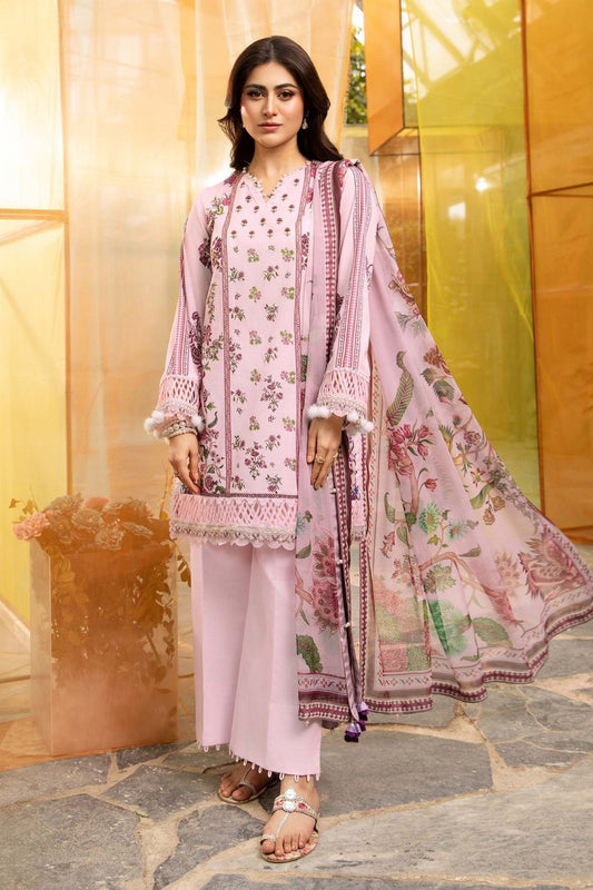 M.Basics By Maria B Unstitched 3 Piece Lawn Vol-01 Collection-05-B