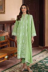 Festive Edit By Sahar Unstitched 3 Piece Chikankari Lawn Collection-05-Celadon Dream