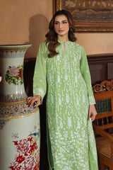 Festive Edit By Sahar Unstitched 3 Piece Chikankari Lawn Collection-05-Celadon Dream