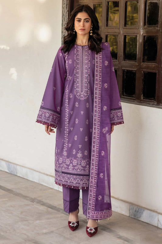 Bahar By Farasha Unstitched 3 Piece Emb Lawn Edit-II Collection-05-Dreamy Glint