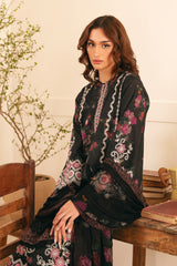 Festive Edit By Sahar Unstitched 3 Piece Emb Lawn Collection-05-Gothic Garden