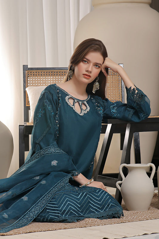 Dhaaga By Guzel Stitched 3 Piece Festive Formals Collection'2024-05-Meena Kari