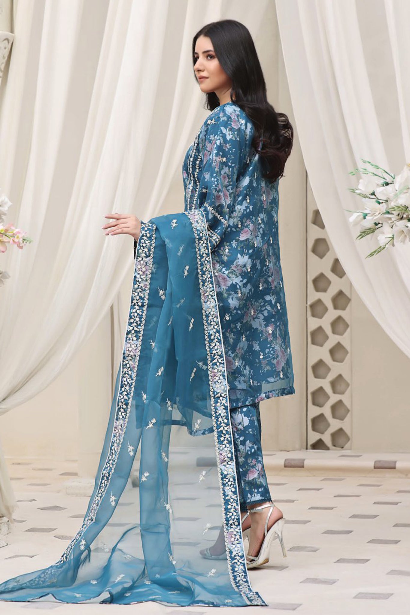 Rangreza By Guzel Stitched 3 Piece Formals Organza Collection'2024-05-Rangtilak