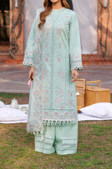 Kaavish By Farasha Unstitched 3 Piece Eid Festive Lawn Collection'2024-05-Whisper Mint