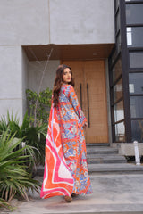 Whisper Winds By Feathers Unstitched 3 Piece Lawn Collection'2025-VARIZEN-FT486