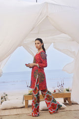 Whisper Wind By Feathers Unstitched 2 Piece Printed Lawn Collection'2025-RUBEL-FT511