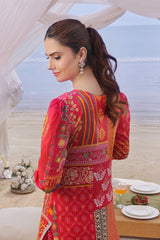 Whisper Wind By Feathers Unstitched 2 Piece Printed Lawn Collection'2025-VERMILION-FT507