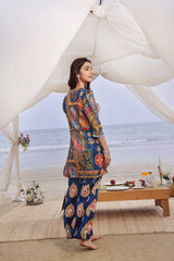 Whisper Wind By Feathers Unstitched 2 Piece Printed Lawn Collection'2025-NAVARA-FT498