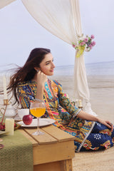 Whisper Wind By Feathers Unstitched 2 Piece Printed Lawn Collection'2025-NAVARA-FT498