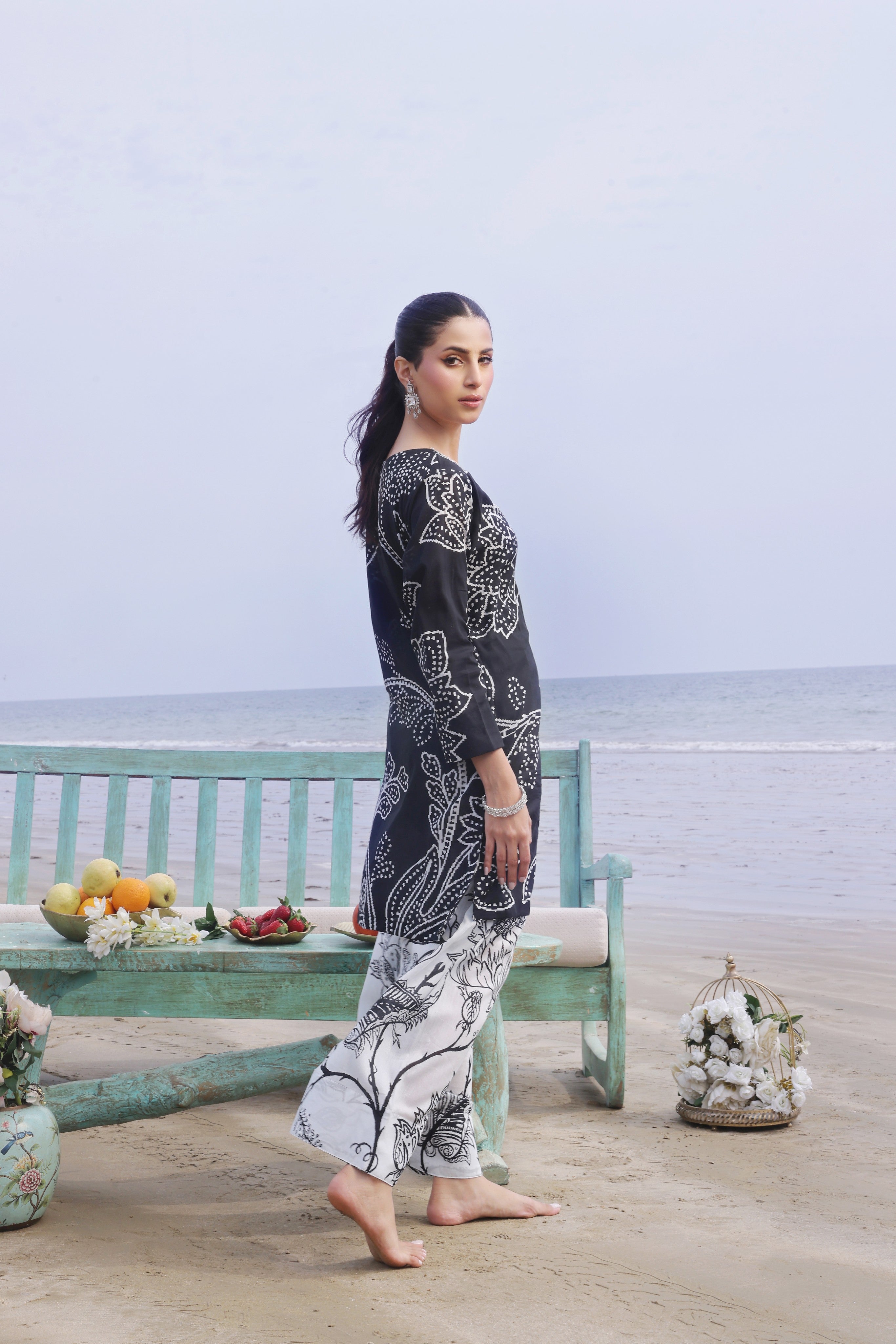 Whisper Wind By Feathers Unstitched 2 Piece Printed Lawn Collection'2025-INKOR-FT502