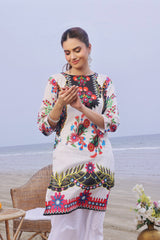 Whisper Wind By Feathers Unstitched 2 Piece Printed Lawn Collection'2025-LUNAR-FT497