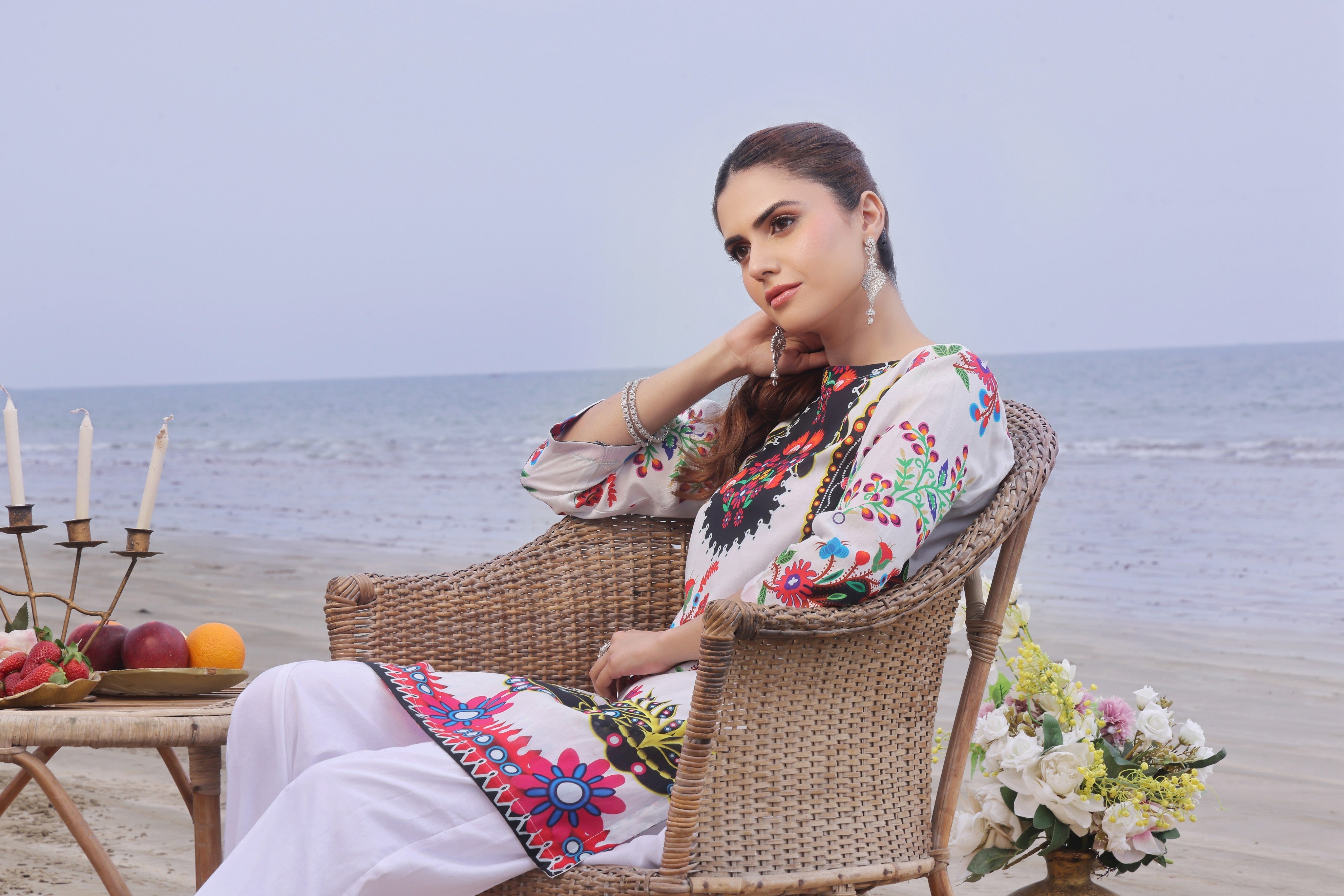 Whisper Wind By Feathers Unstitched 2 Piece Printed Lawn Collection'2025-LUNAR-FT497