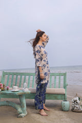Whisper Wind By Feathers Unstitched 2 Piece Printed Lawn Collection'2025-AQUIN-FT501