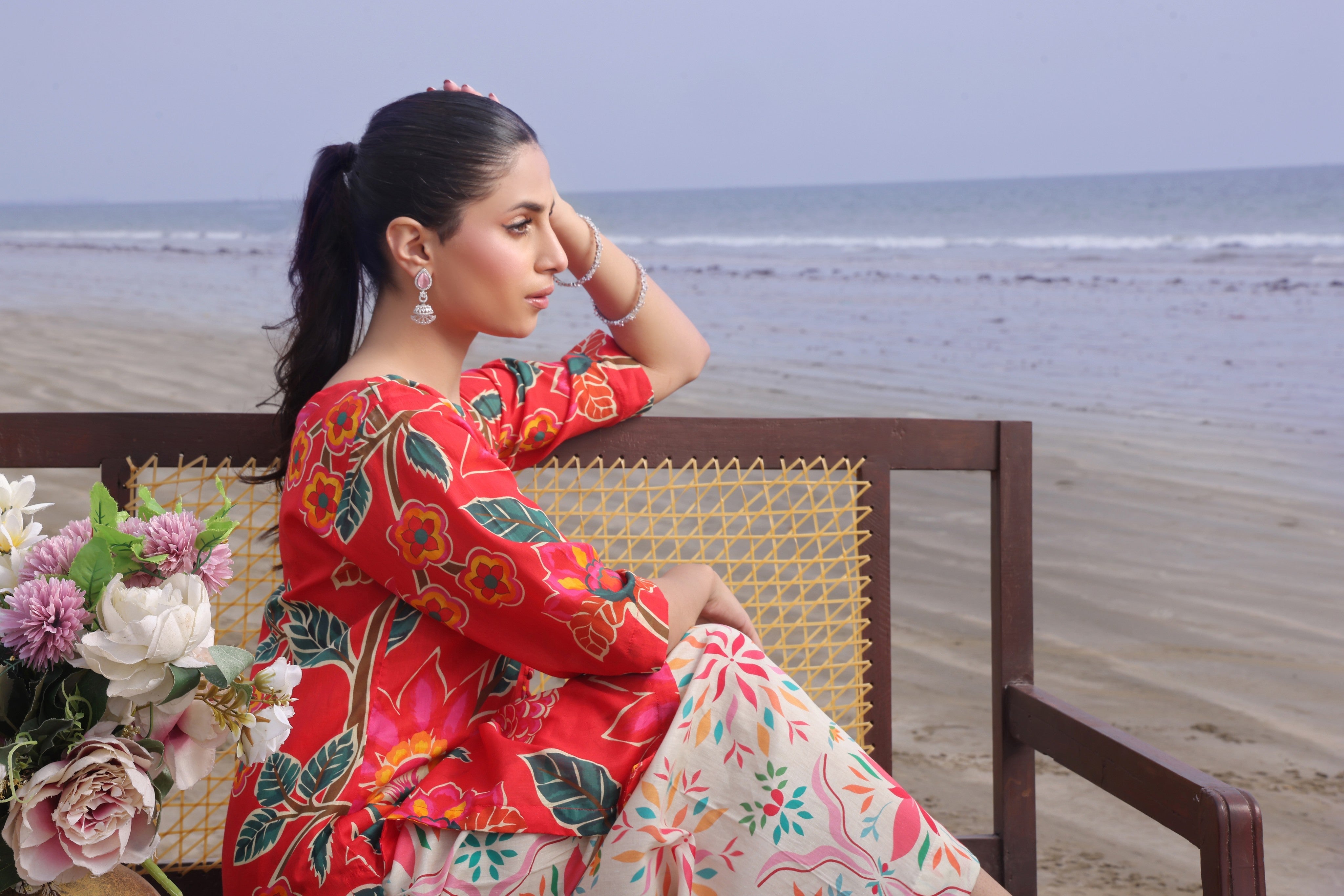 Whisper Wind By Feathers Unstitched 2 Piece Printed Lawn Collection'2025-FLAMYN-FT512