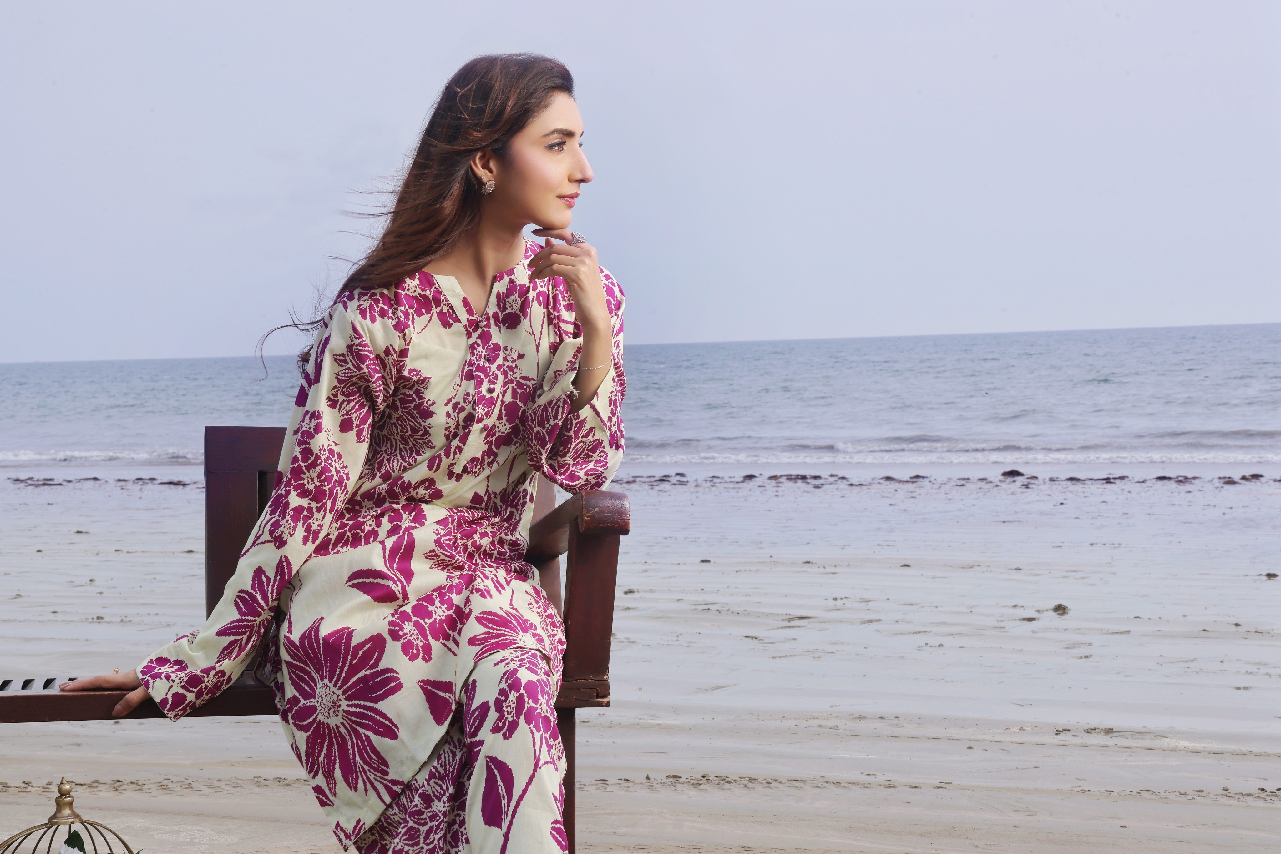 Whisper Wind By Feathers Unstitched 2 Piece Printed Lawn Collection'2025-CASSIA-FT515