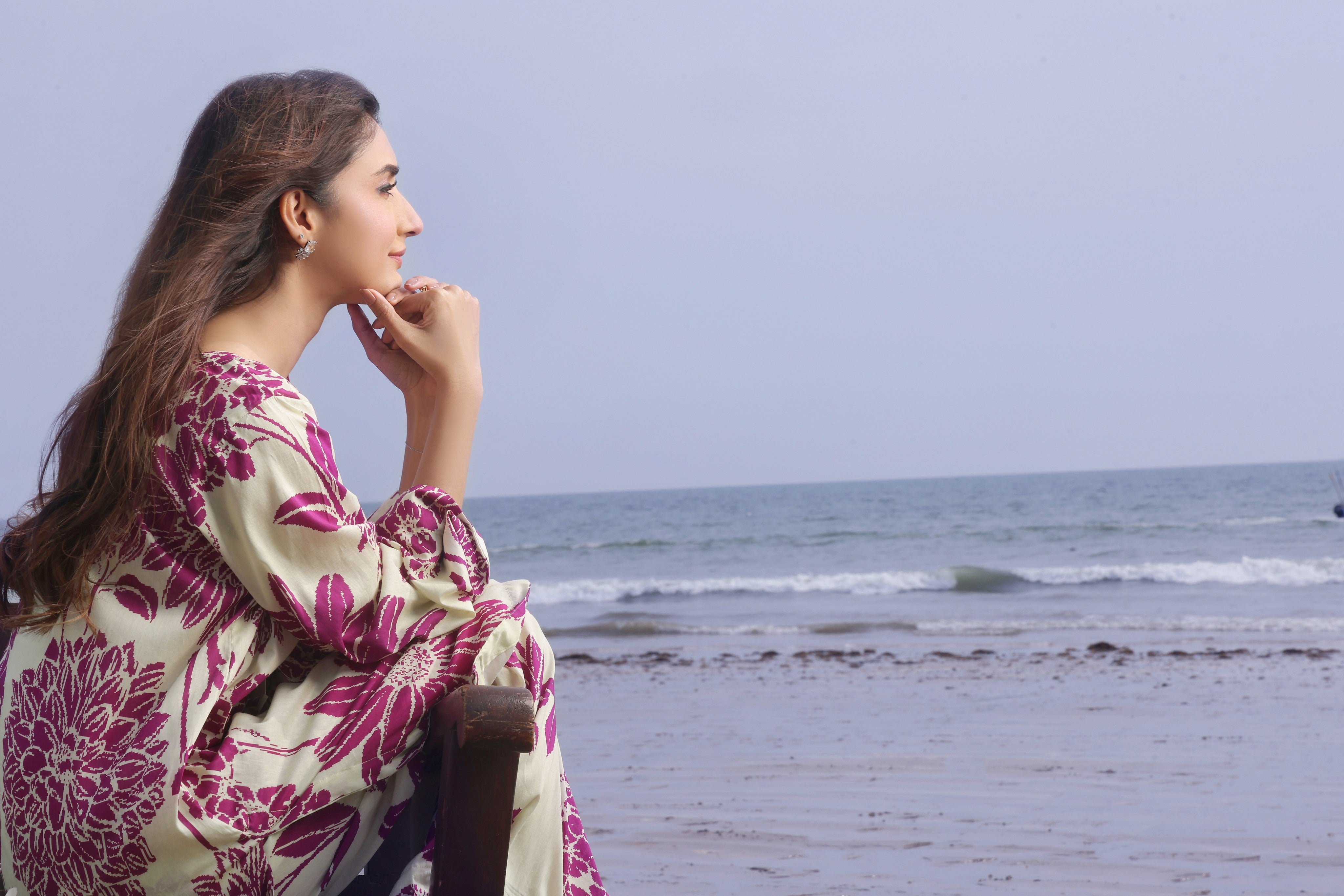 Whisper Wind By Feathers Unstitched 2 Piece Printed Lawn Collection'2025-CASSIA-FT515