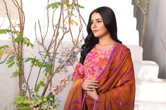 Feathers Unstitched 3 Piece Digital Printed Lawn Summer Suit-GERBERA-FT381