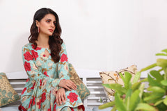 Feathers Unstitched 3 Piece Summer Collection-AMIYAH-FT137