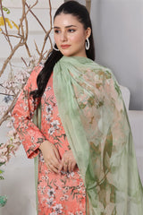 FREESIA-FT377Feathers Unstitched 3 Piece Summer Collection-