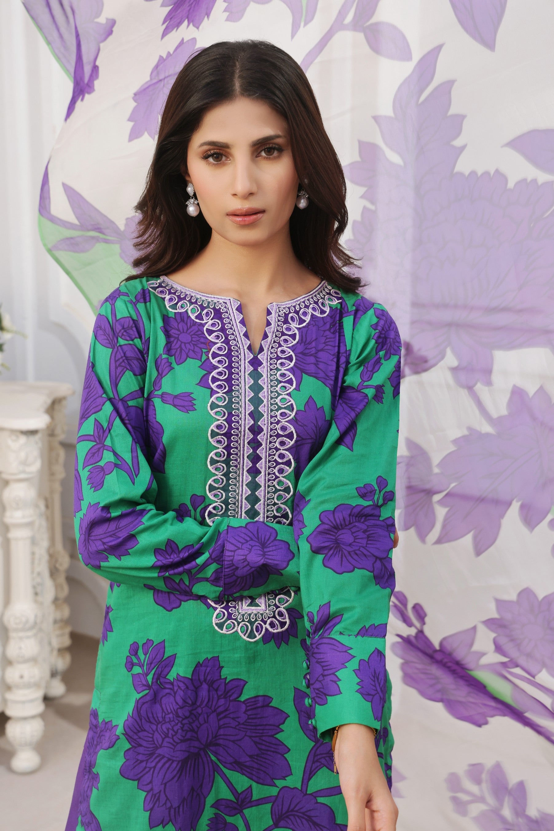 Midnight Murmurs By Feathers Lawn Collection'2025-LAVIRA-FT478