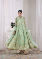 Rehana By Al Harir Stitched 3 Piece Formals Suit-AH013-Rehana-MGreen