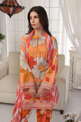 Midnight Murmurs By Feathers Lawn Collection'2025-TAWNY-FT485