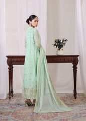 Zarif By Al Harir Stitched 3 Piece Formals Vol-02 Suit-AH008-MINT GREEN