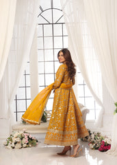 Rehana By Al Harir Stitched 3 Piece Formals Suit-AH013-Rehana-Mustard