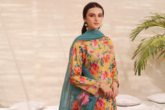 Feathers Unstitched 3 Piece Summer Collection-OPAL-FT252