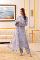 Sukaina By Dressline Semi Stitched 3 Piece Luxury Chiffon Formals Collection'2025-Dressline > 123