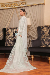 Haleema By Dressline Semi Stitched 3 Piece Organza Formals Collection'2025-haleema-L-semi-Stitched-green2