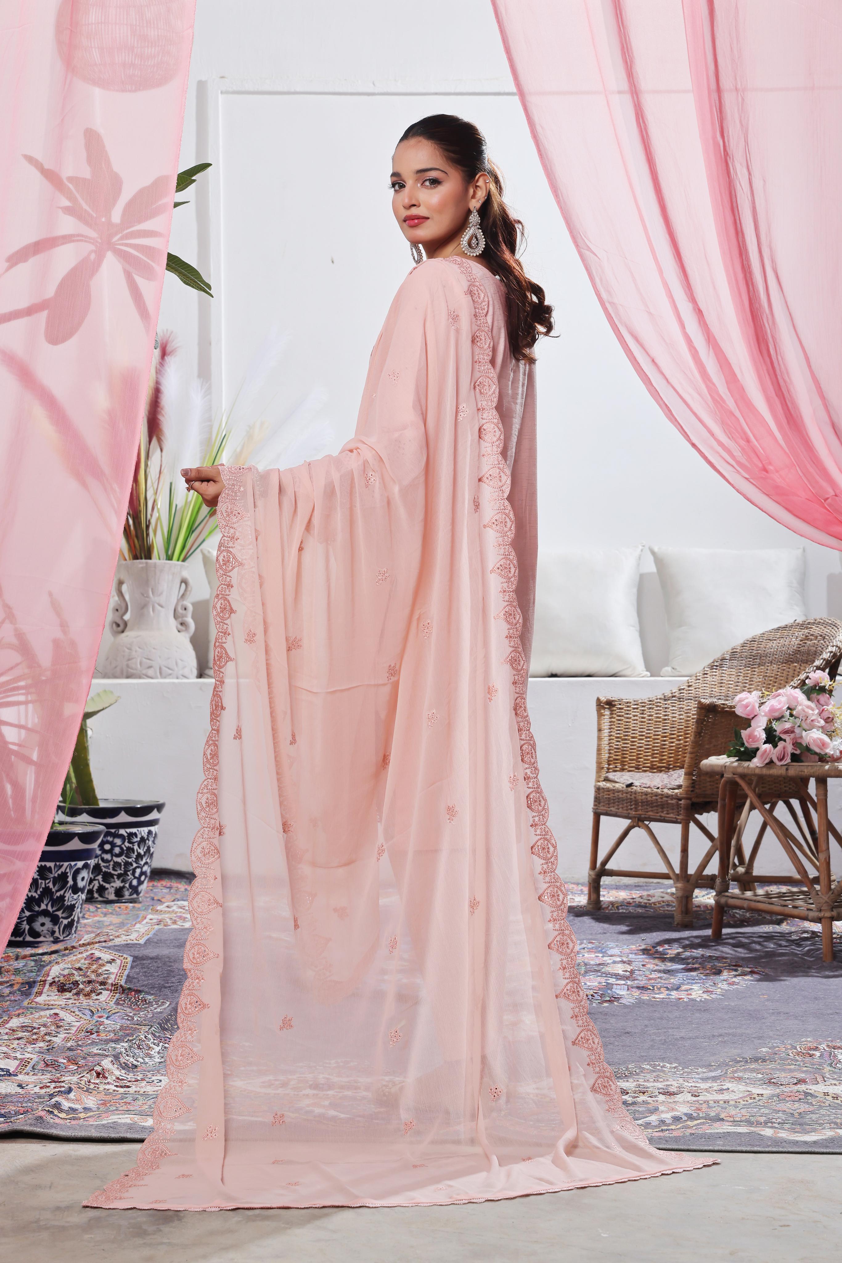 Dressline Launching New Stitched 3 Piece Emb  Self Lawn Jacquard Collection
