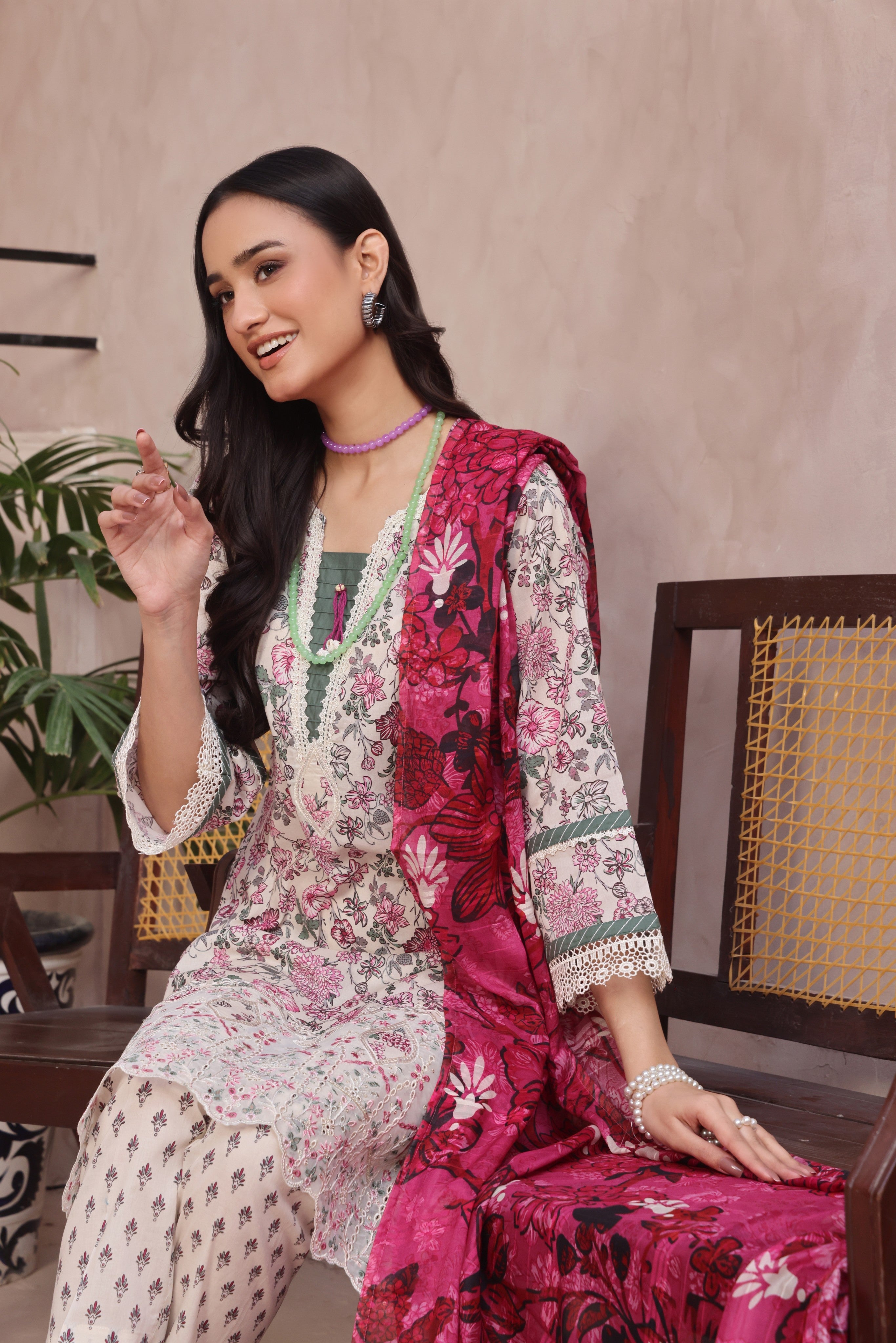 Dressline Zobia Unstitched 3 Piece Chikankari & Cutwork Emb Lawn Collection