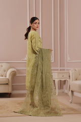 Sharjeena By Dressline Semi Stitched 3 Piece Organza Formals Collection'2025-sharjeena-D-semi-Stitched-yellow