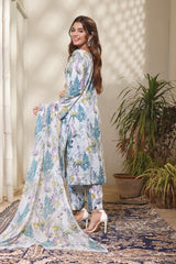 Feathers Unstitched 3 Piece Summer Collection-JASMINE-FT119