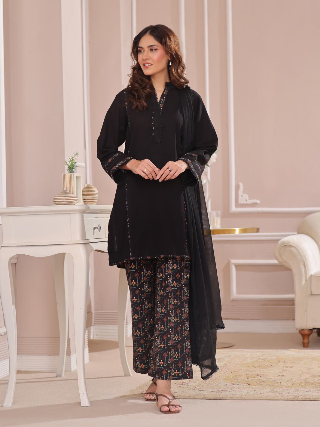 TNG Stitched 3 Piece Khaddar Collection'2024-Sehraab