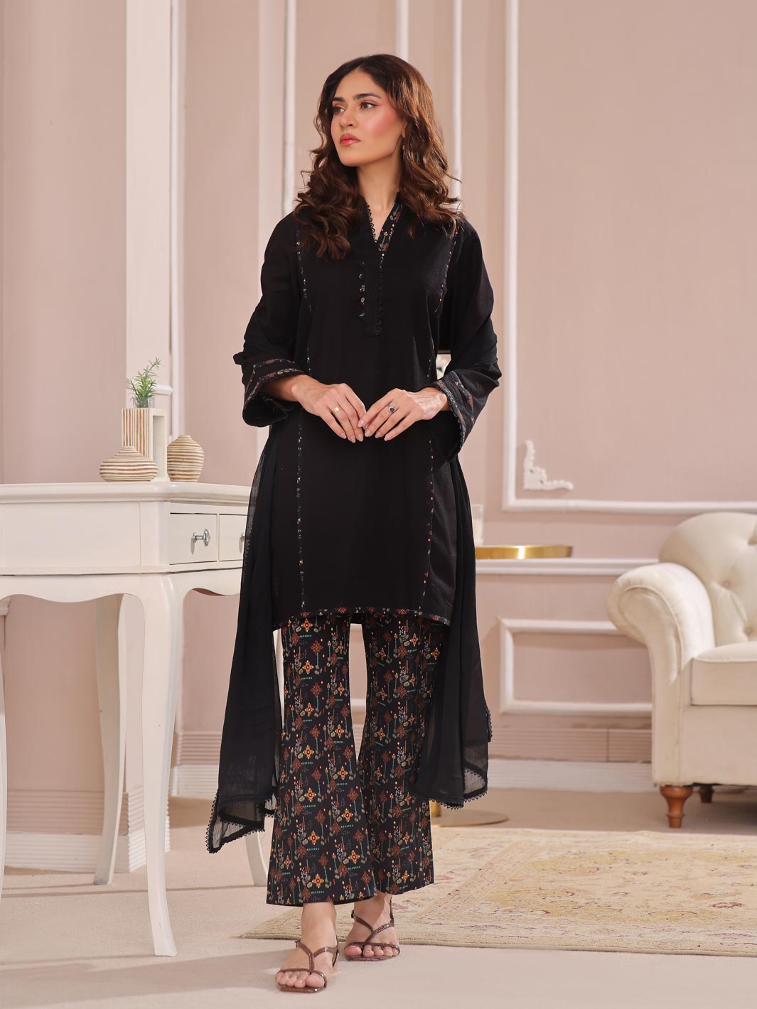 TNG Stitched 3 Piece Khaddar Collection'2024-Sehraab