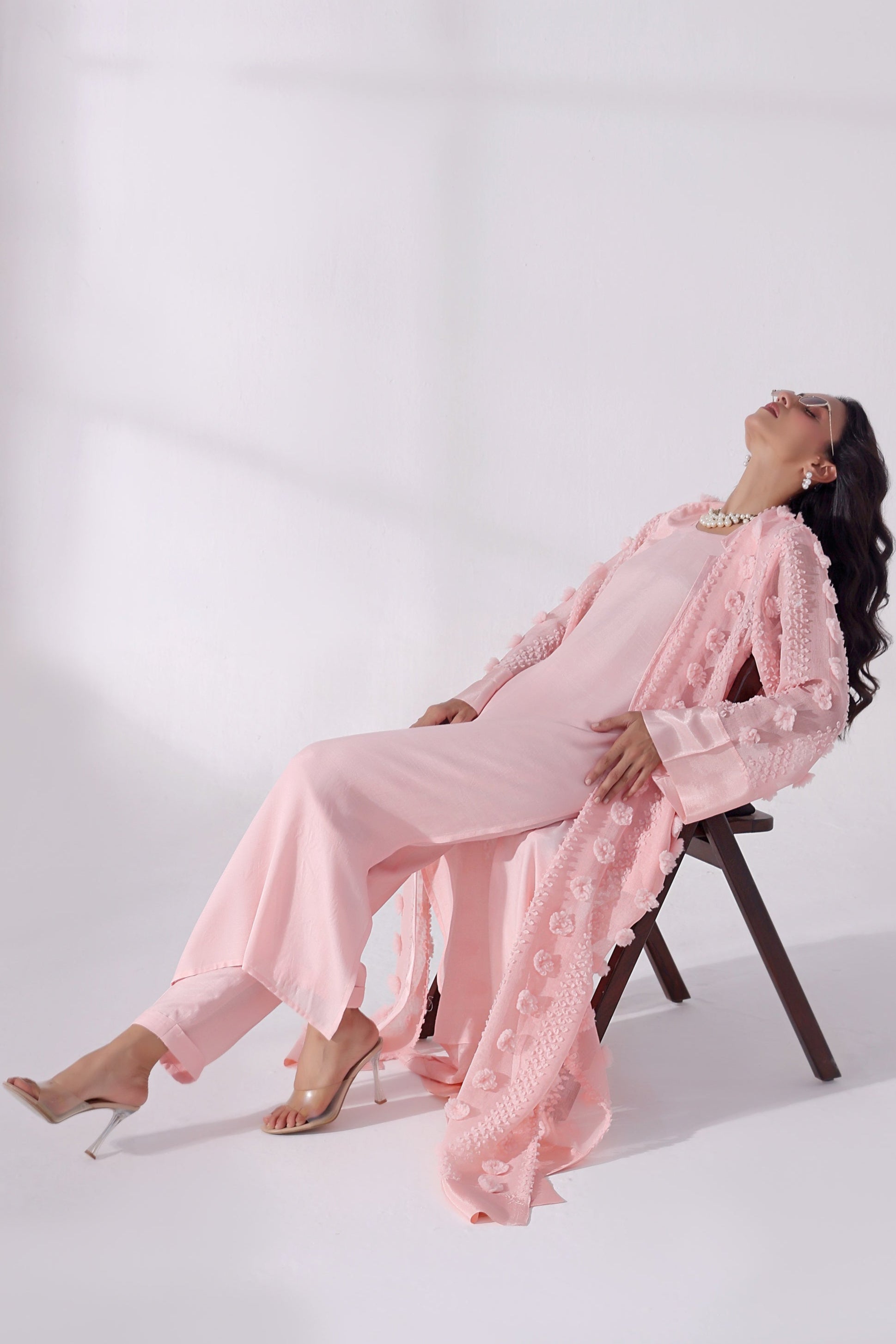 Ora Fashion Stitched 3 Piece Summer Collection'2025-Ora Fashion Peaches