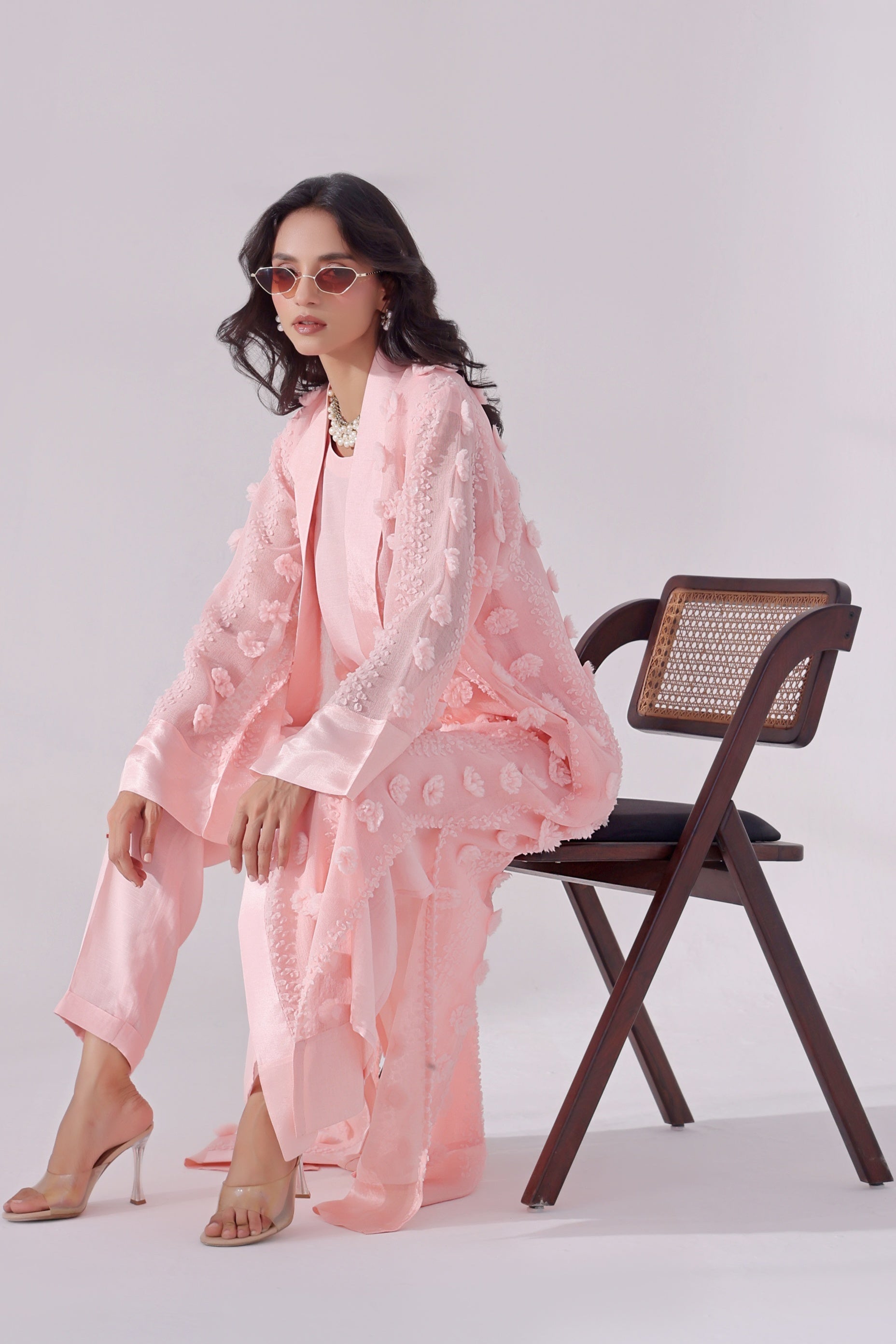 Ora Fashion Stitched 3 Piece Summer Collection'2025-Ora Fashion Peaches