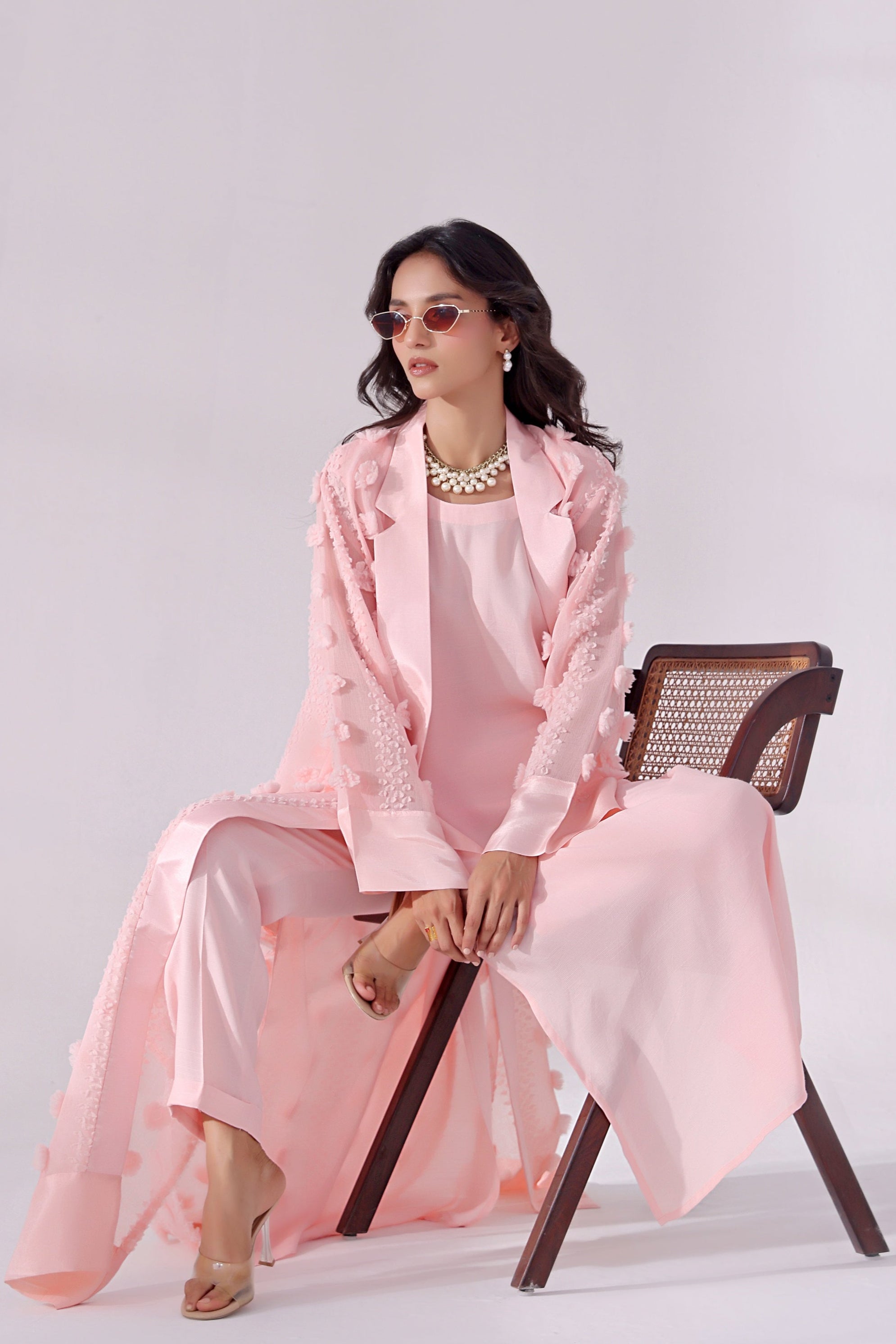 Ora Fashion Stitched 3 Piece Summer Collection'2025-Ora Fashion Peaches