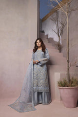 Dressline Dastangoi Unstitched 3 Piece Luxury Emb Organza Collection