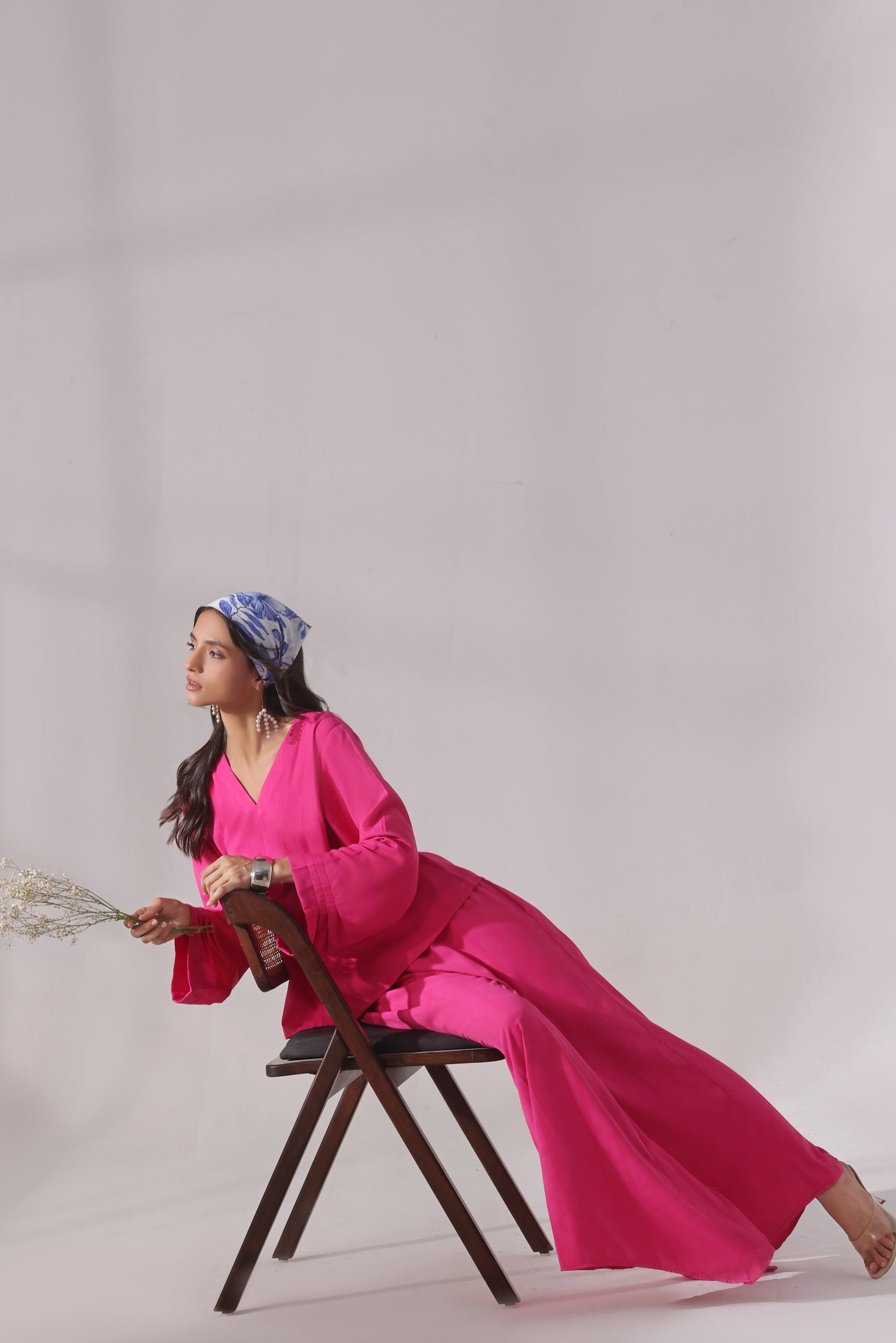 Ora Fashion Stitched 2 Piece Summer Collection'2025-FUSHIA