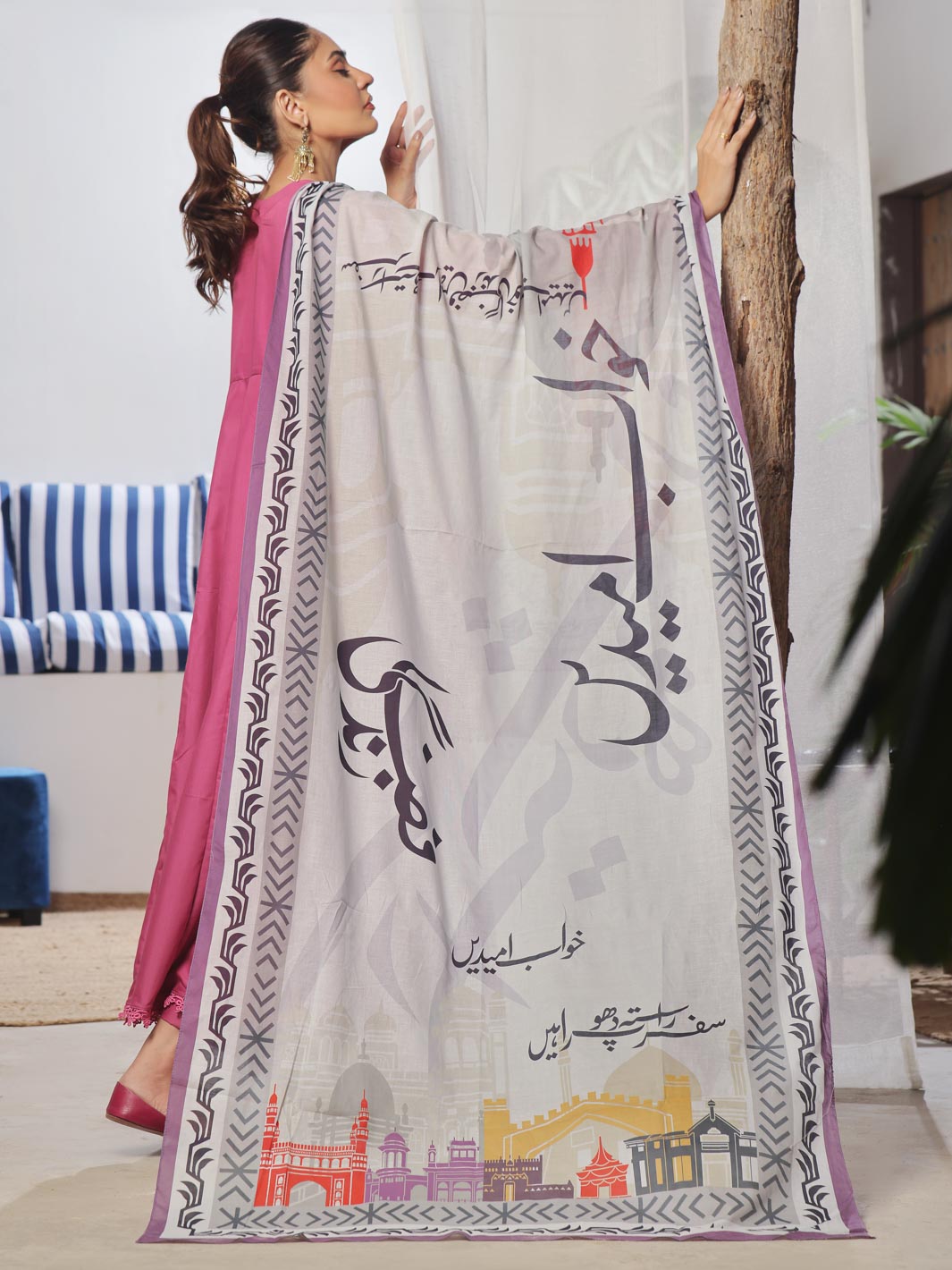 TNG Khuaab Lawn Odhni Collection'2024