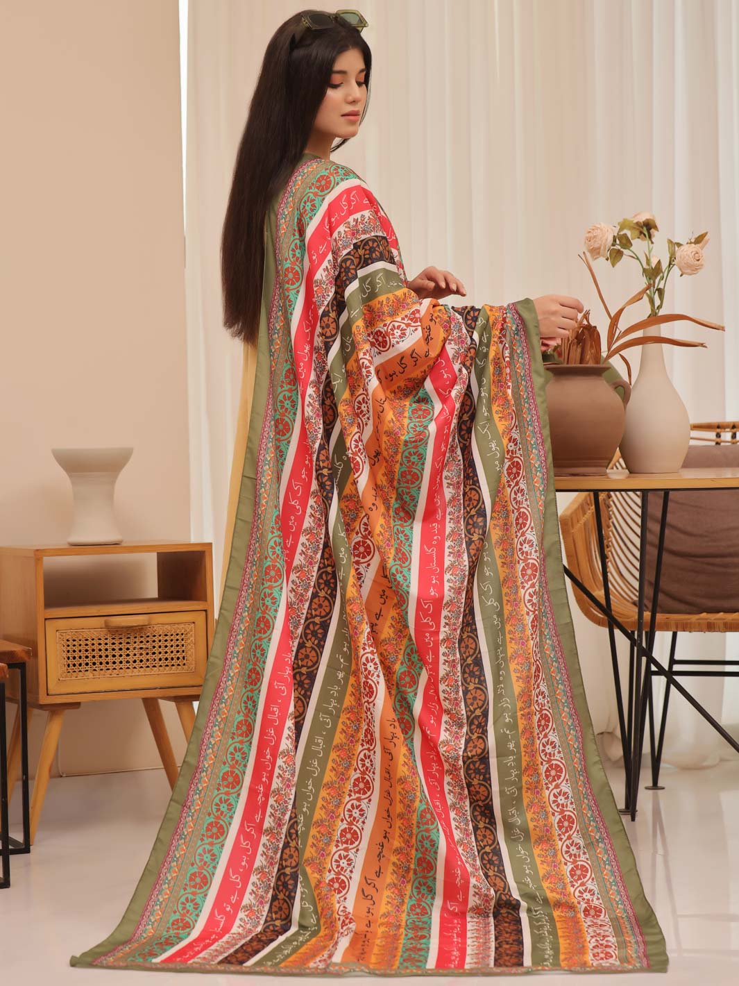 TNG Phool Stripes Odhni Collection'2024