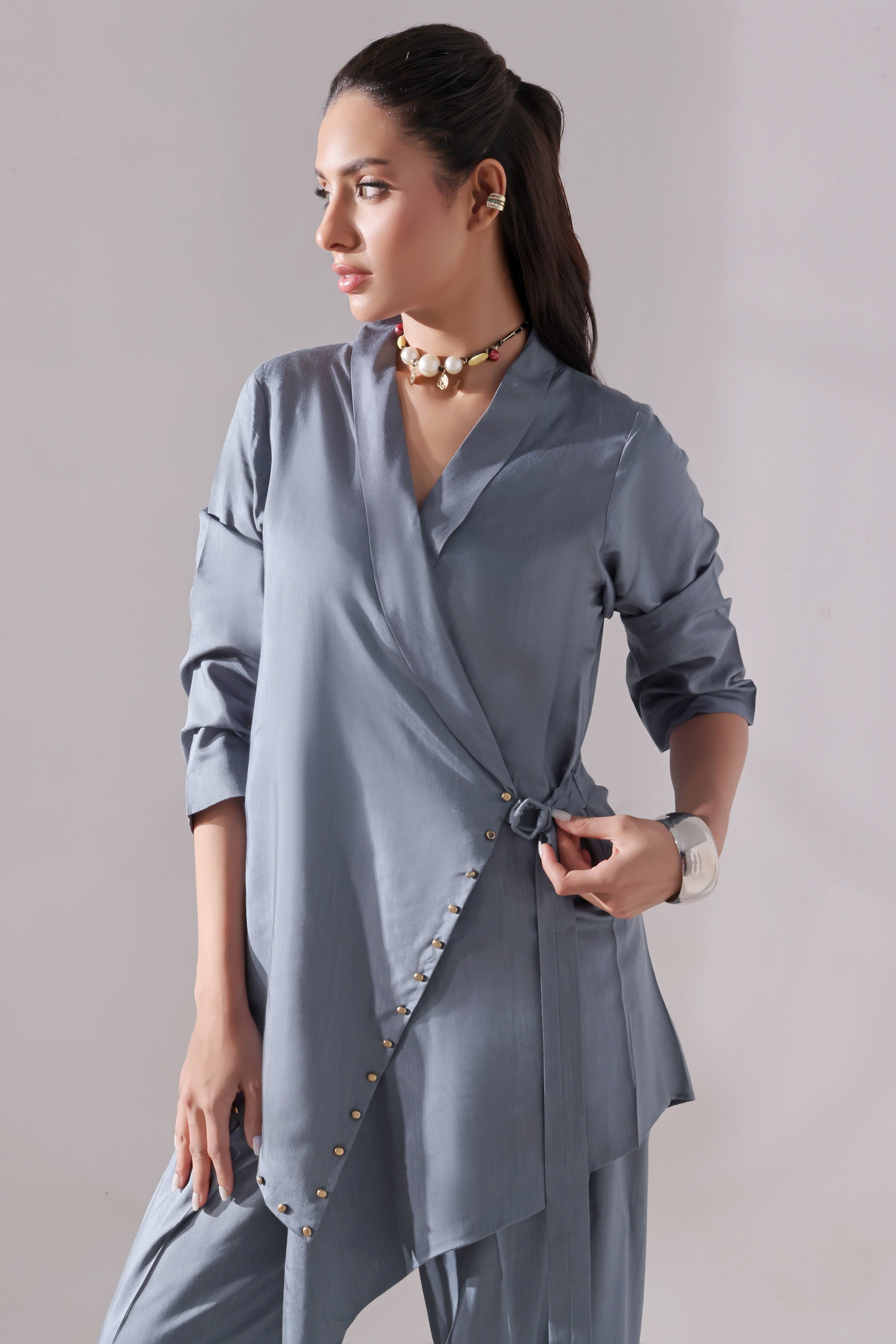 Ora Fashion Stitched 2 Piece Summer Collection'2025-Ora Fashion Teal Dress