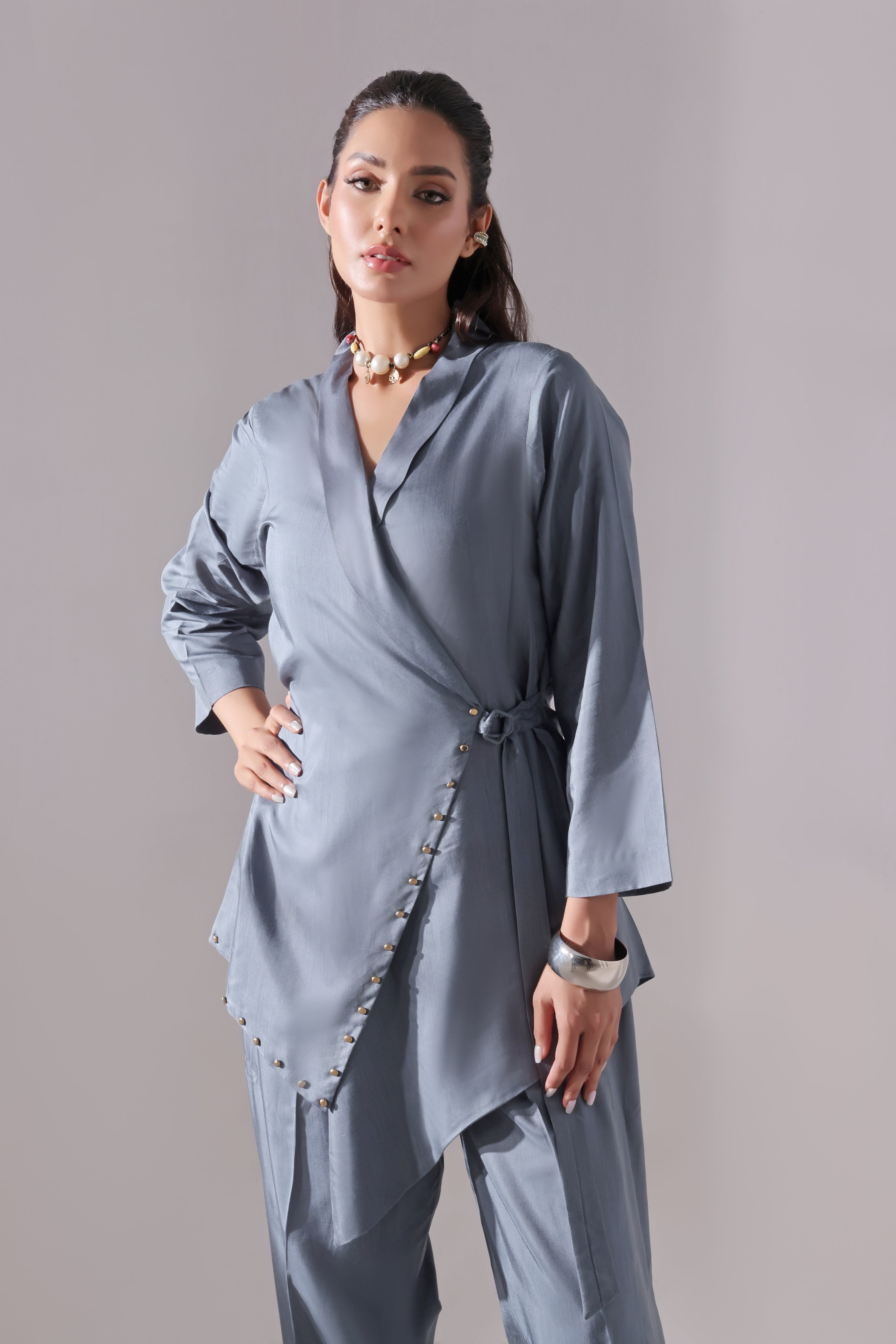Ora Fashion Stitched 2 Piece Summer Collection'2025-Ora Fashion Teal Dress