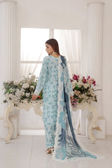 Zarnaz By Dressline Stitched 3 Piece Emb PP Staple Summer Collection'2025-zarnaz-pp-whiteblue-3pcStitched