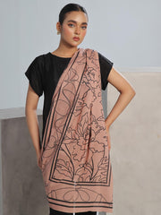 TNG Floral Stole (Light Brown) Collection'2024